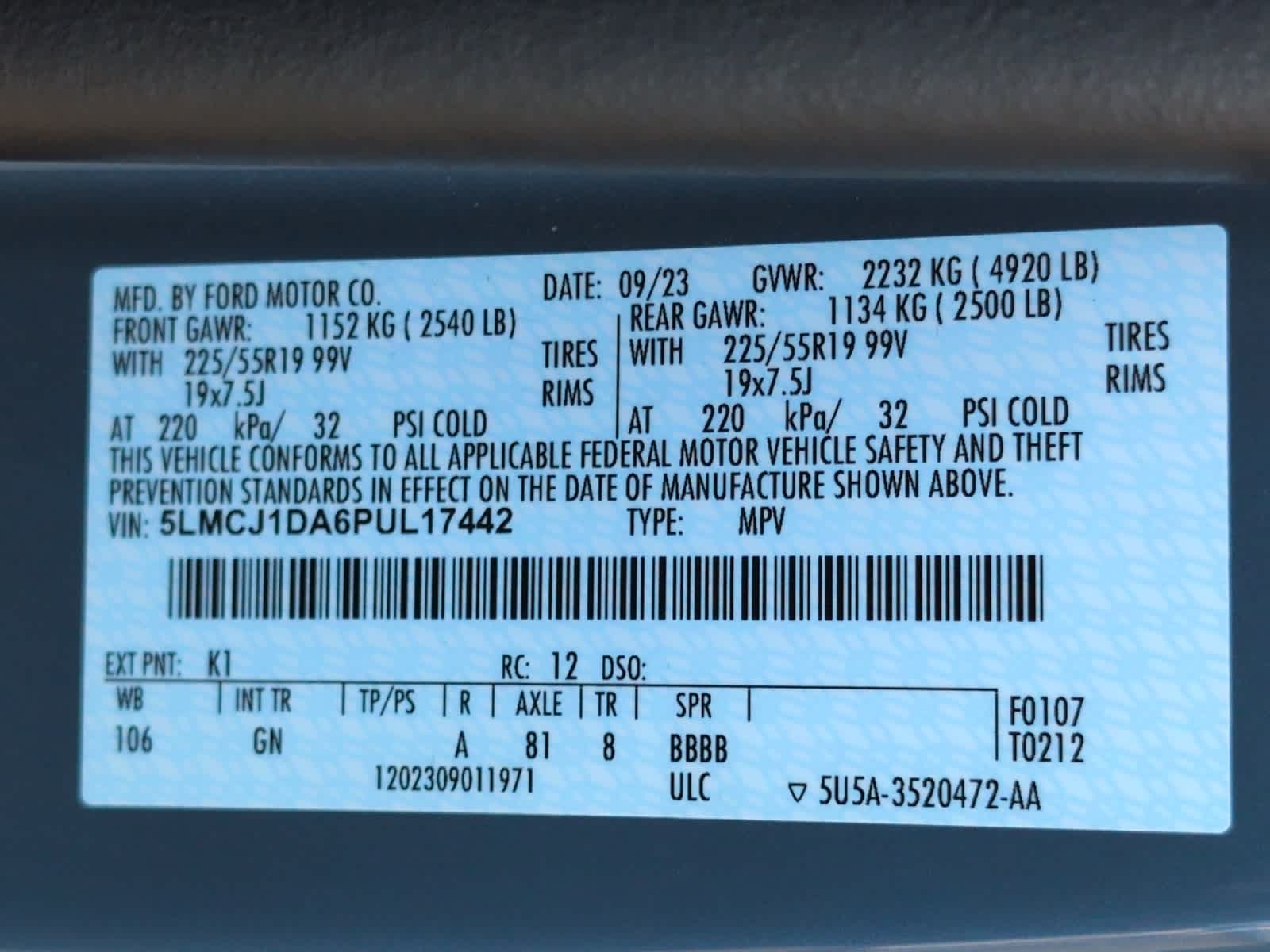 used 2023 Lincoln Corsair car, priced at $32,497