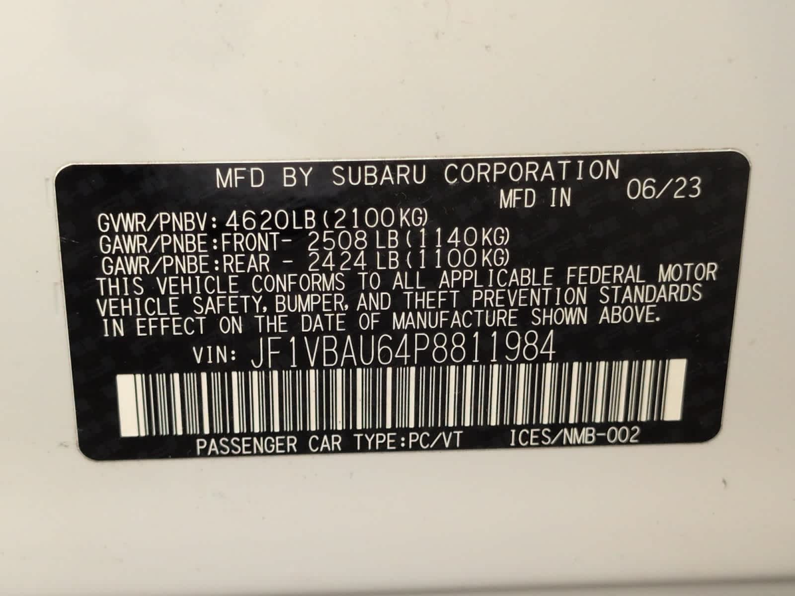 used 2023 Subaru WRX car, priced at $35,297