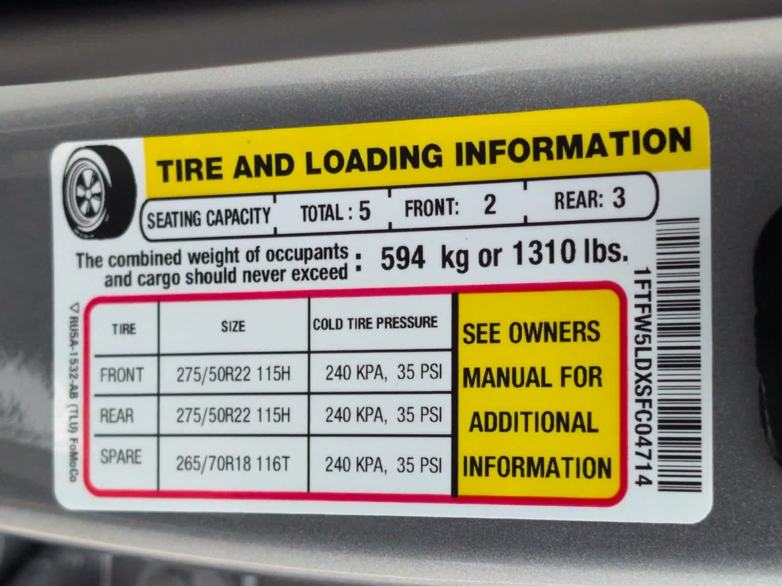 new 2025 Ford F-150 car, priced at $77,930