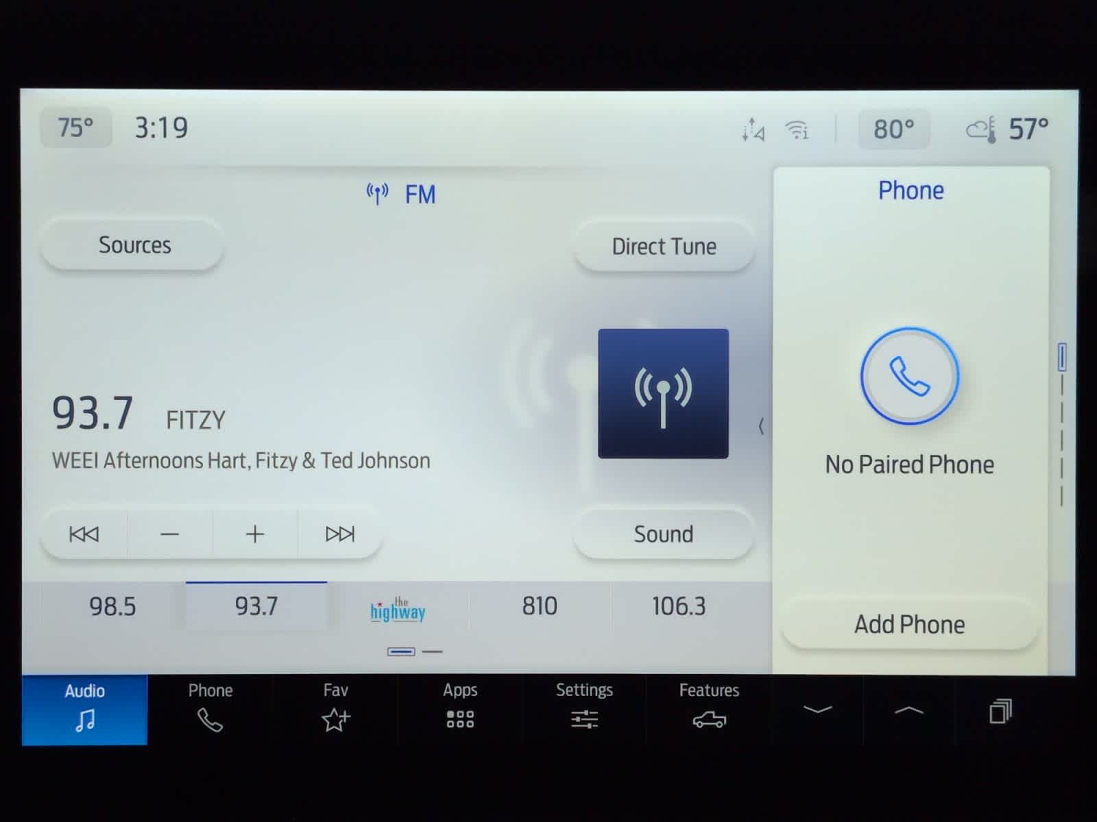 new 2025 Ford F-150 car, priced at $57,550