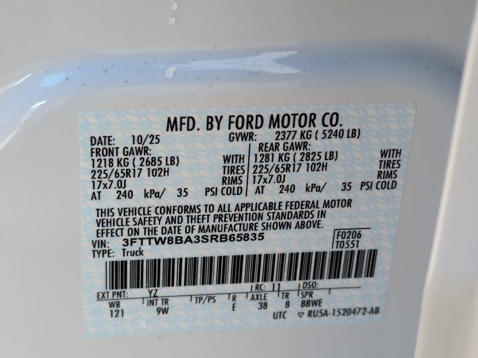 new 2025 Ford Maverick car, priced at $30,760