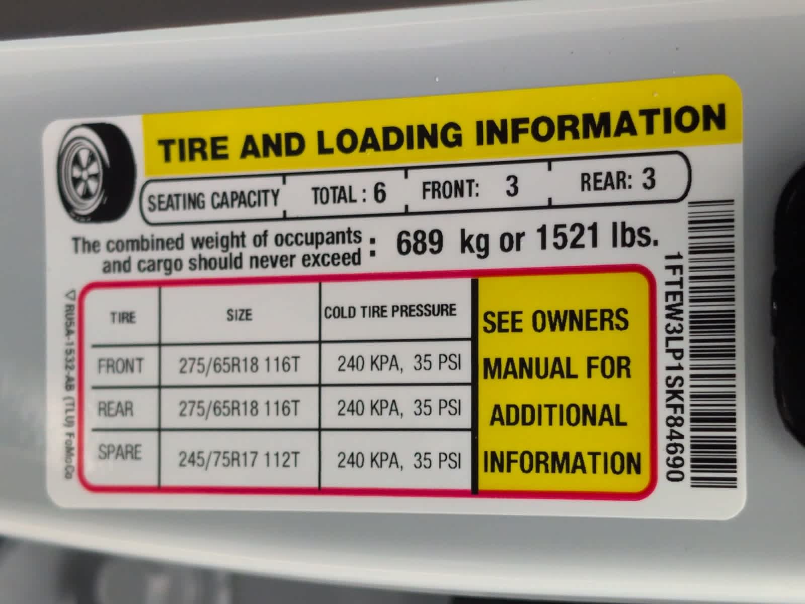 new 2025 Ford F-150 car, priced at $57,550