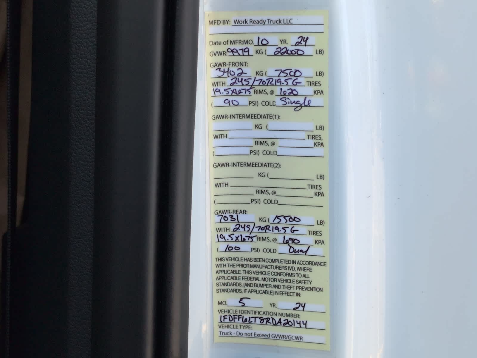 new 2024 Ford Super Duty F-600 DRW car, priced at $94,998