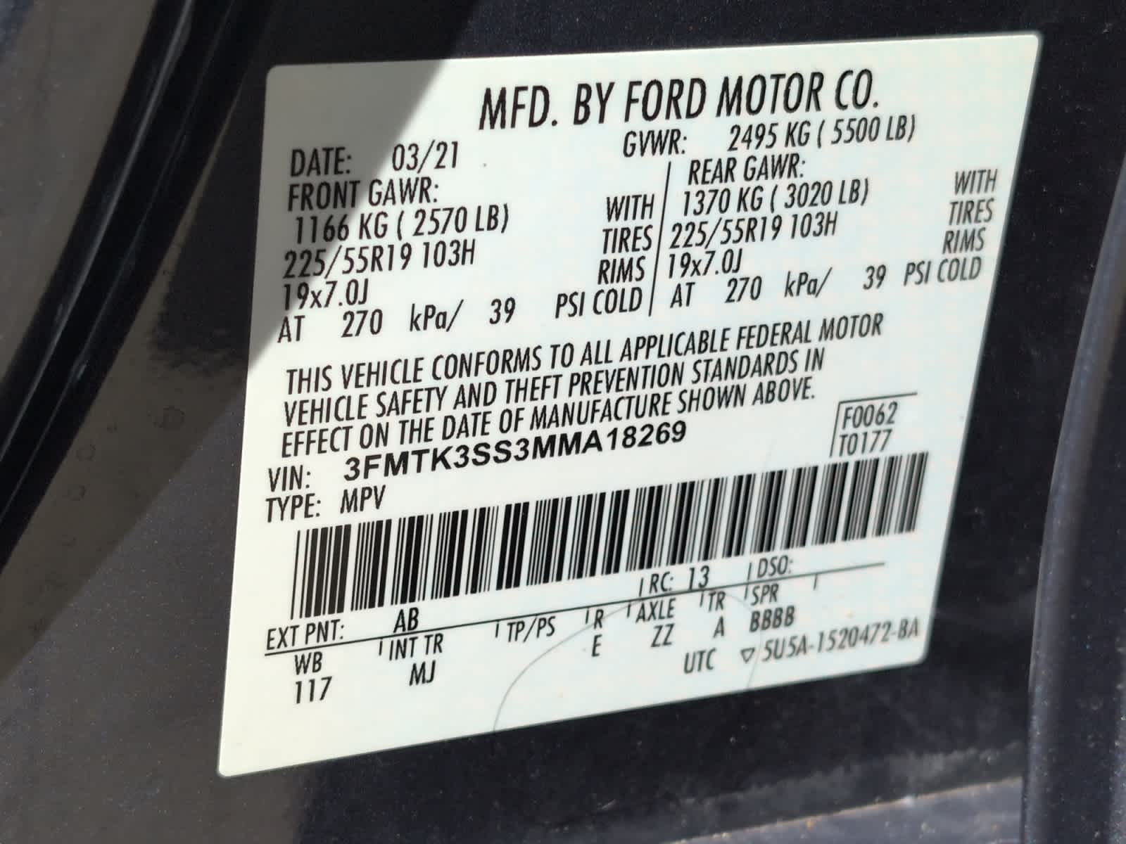 used 2021 Ford Mustang Mach-E car, priced at $28,798
