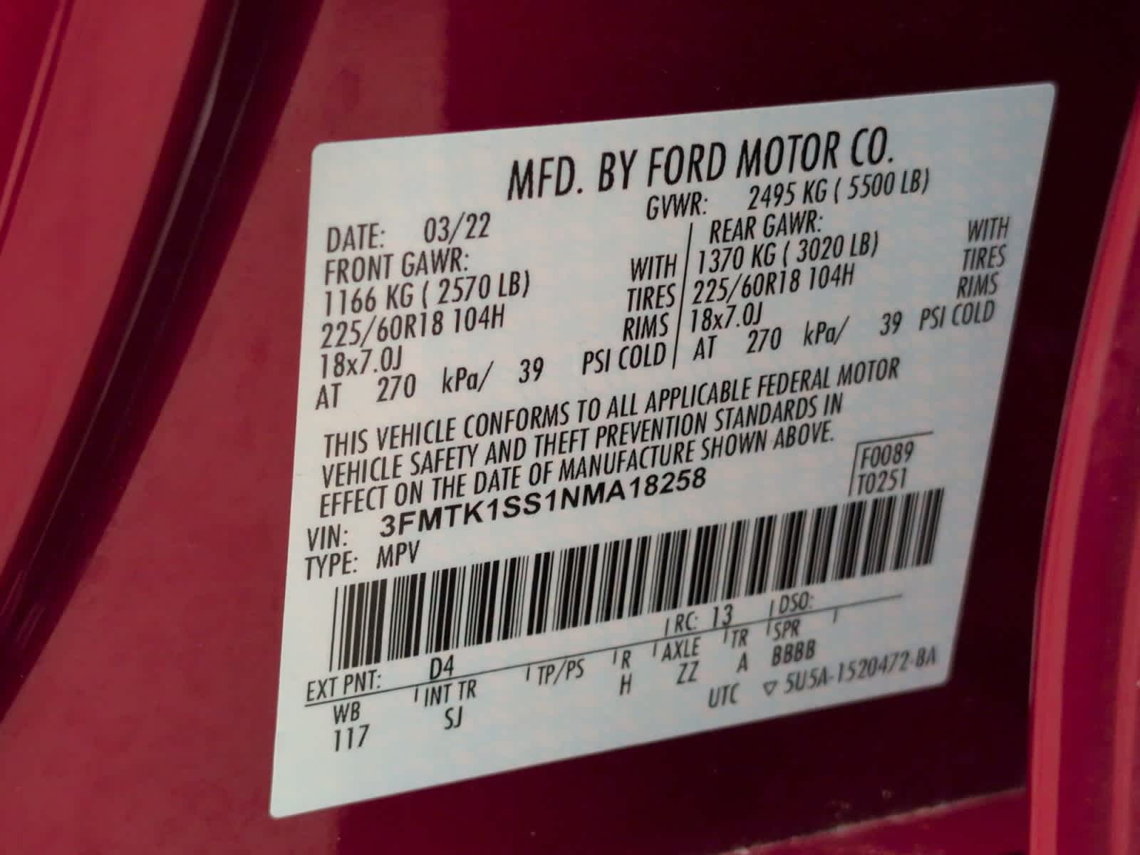 used 2022 Ford Mustang Mach-E car, priced at $25,297