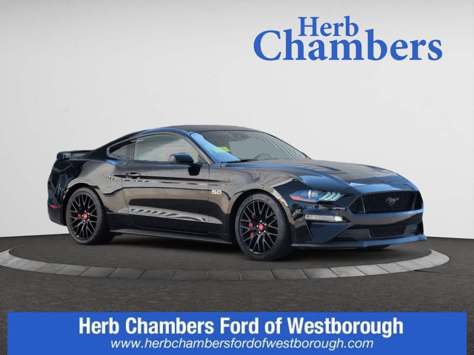 used 2018 Ford Mustang car, priced at $38,497