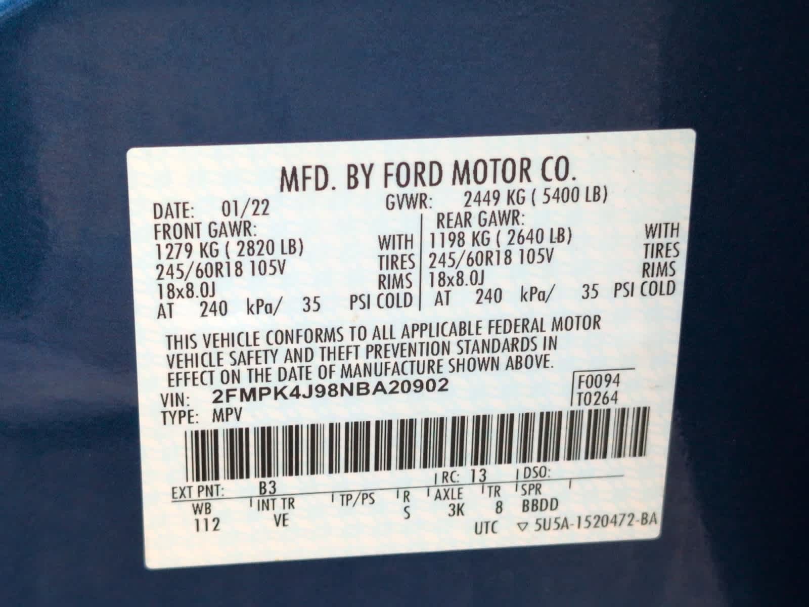 used 2022 Ford Edge car, priced at $27,497