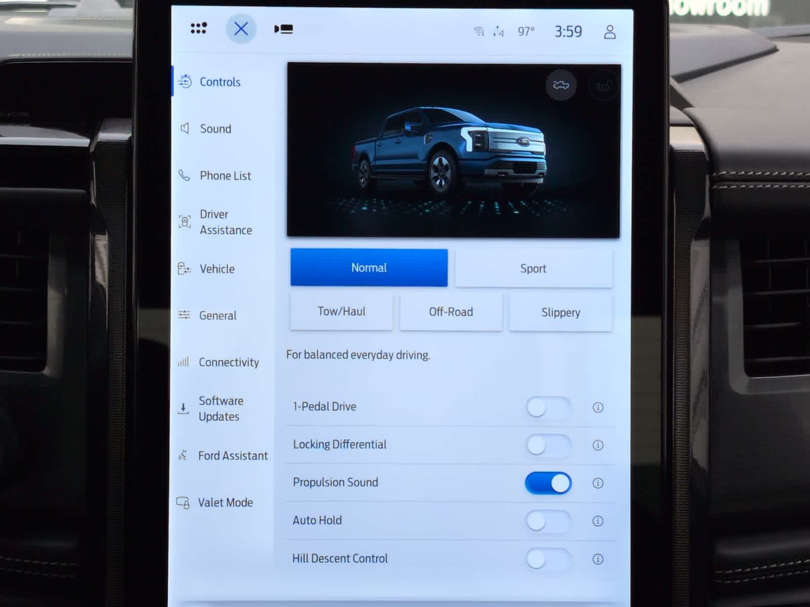 new 2025 Ford F-150 Lightning car, priced at $85,740