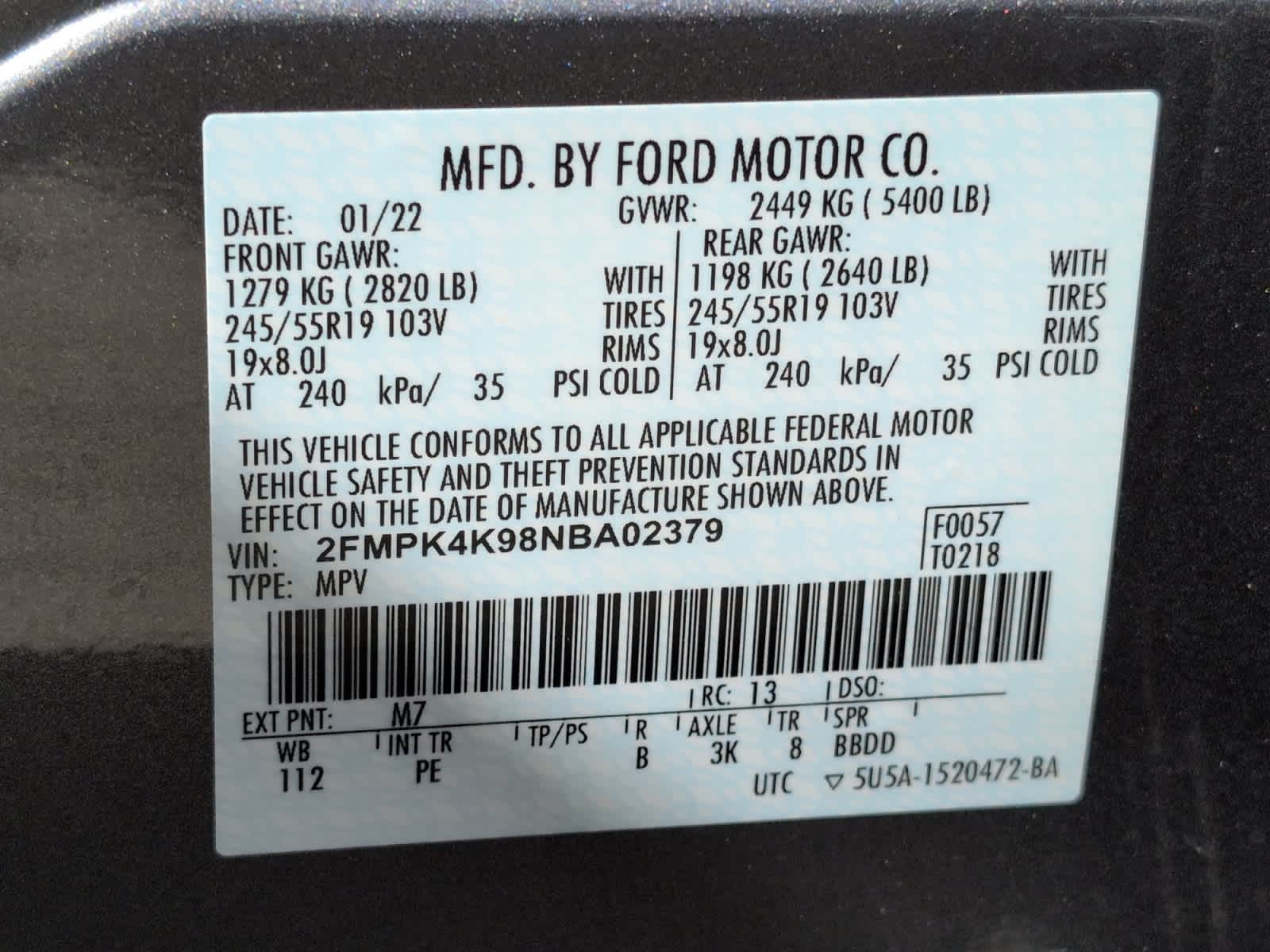 used 2022 Ford Edge car, priced at $28,798