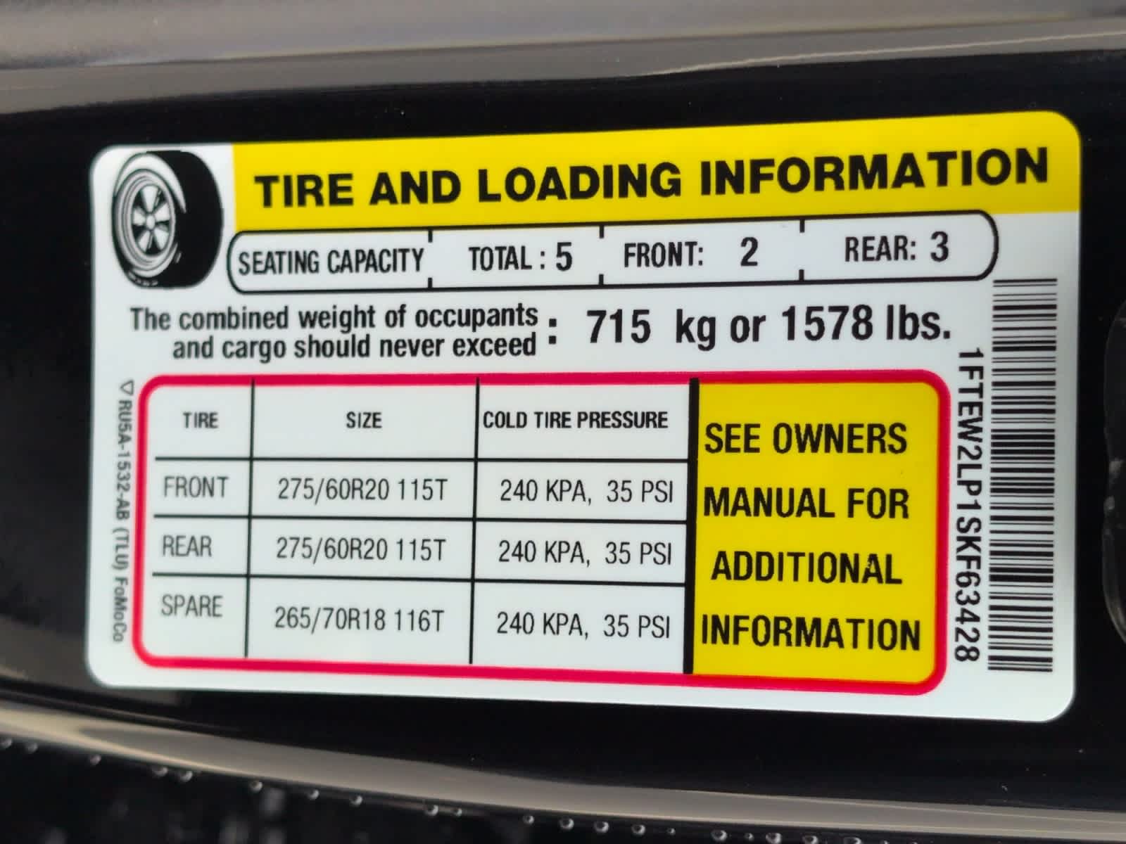 new 2025 Ford F-150 car, priced at $54,170