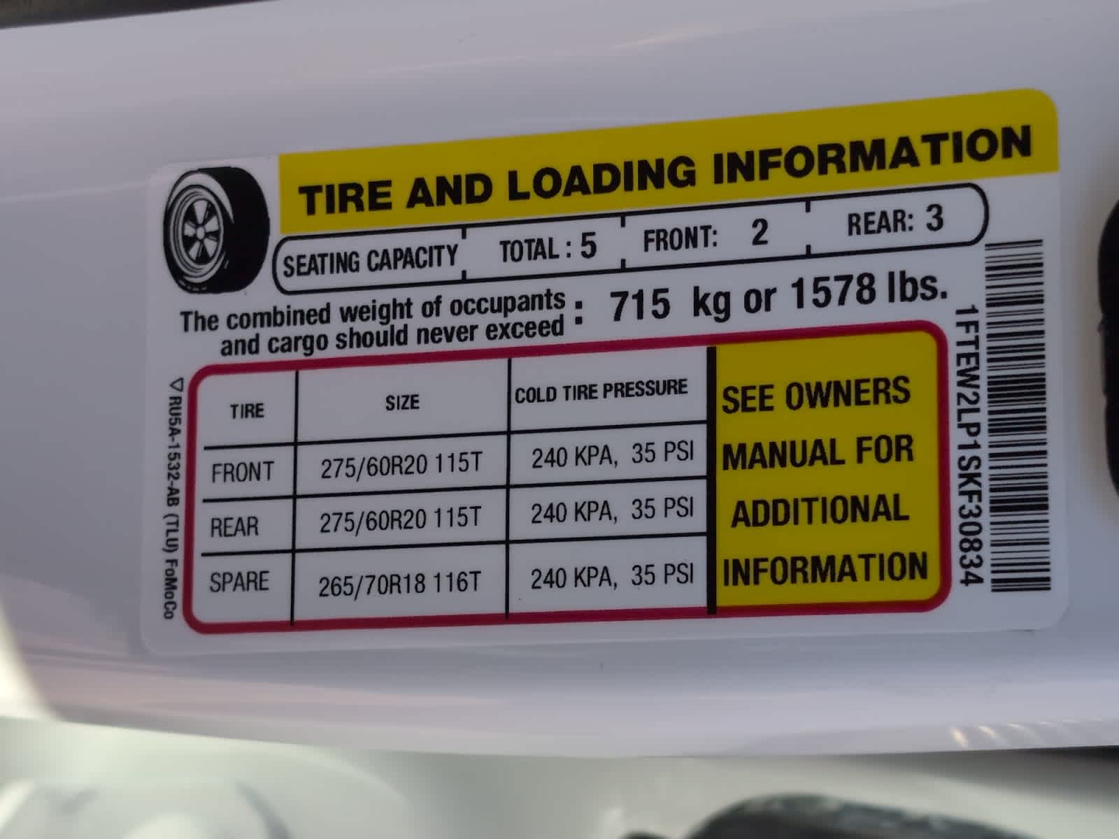 new 2025 Ford F-150 car, priced at $53,770
