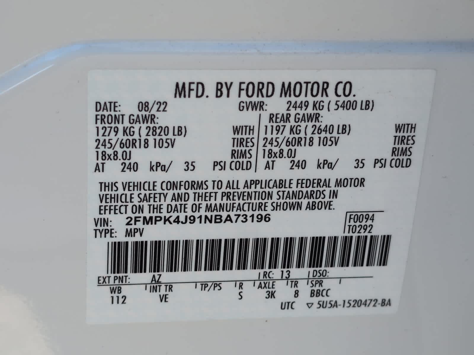 used 2022 Ford Edge car, priced at $26,497