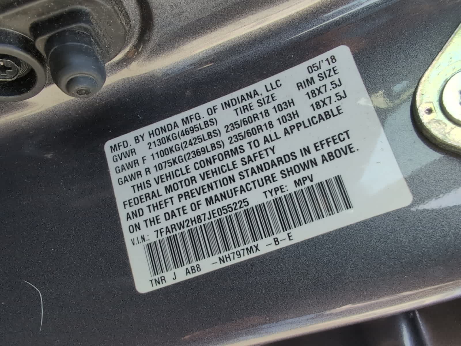 used 2018 Honda CR-V car, priced at $22,998
