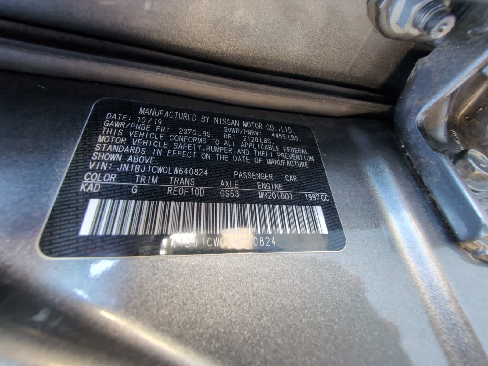 used 2020 Nissan Rogue Sport car, priced at $14,498