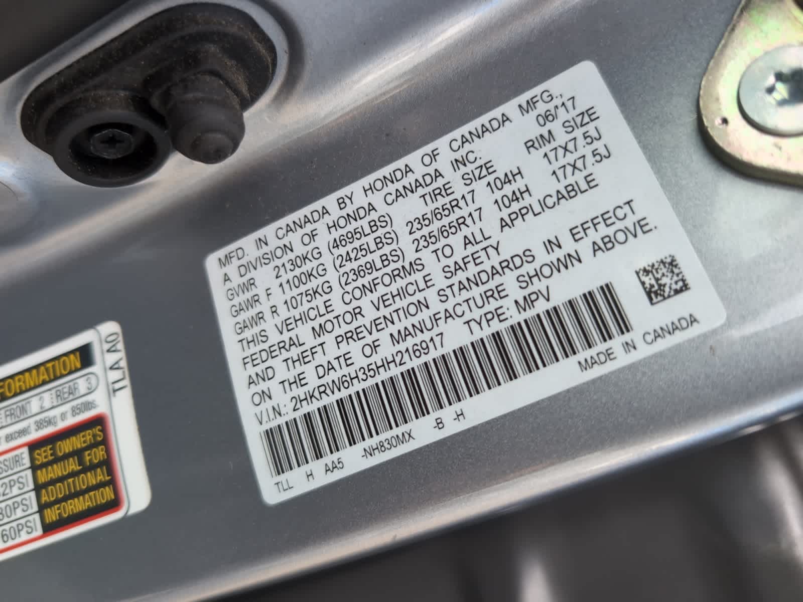 used 2017 Honda CR-V car, priced at $22,498