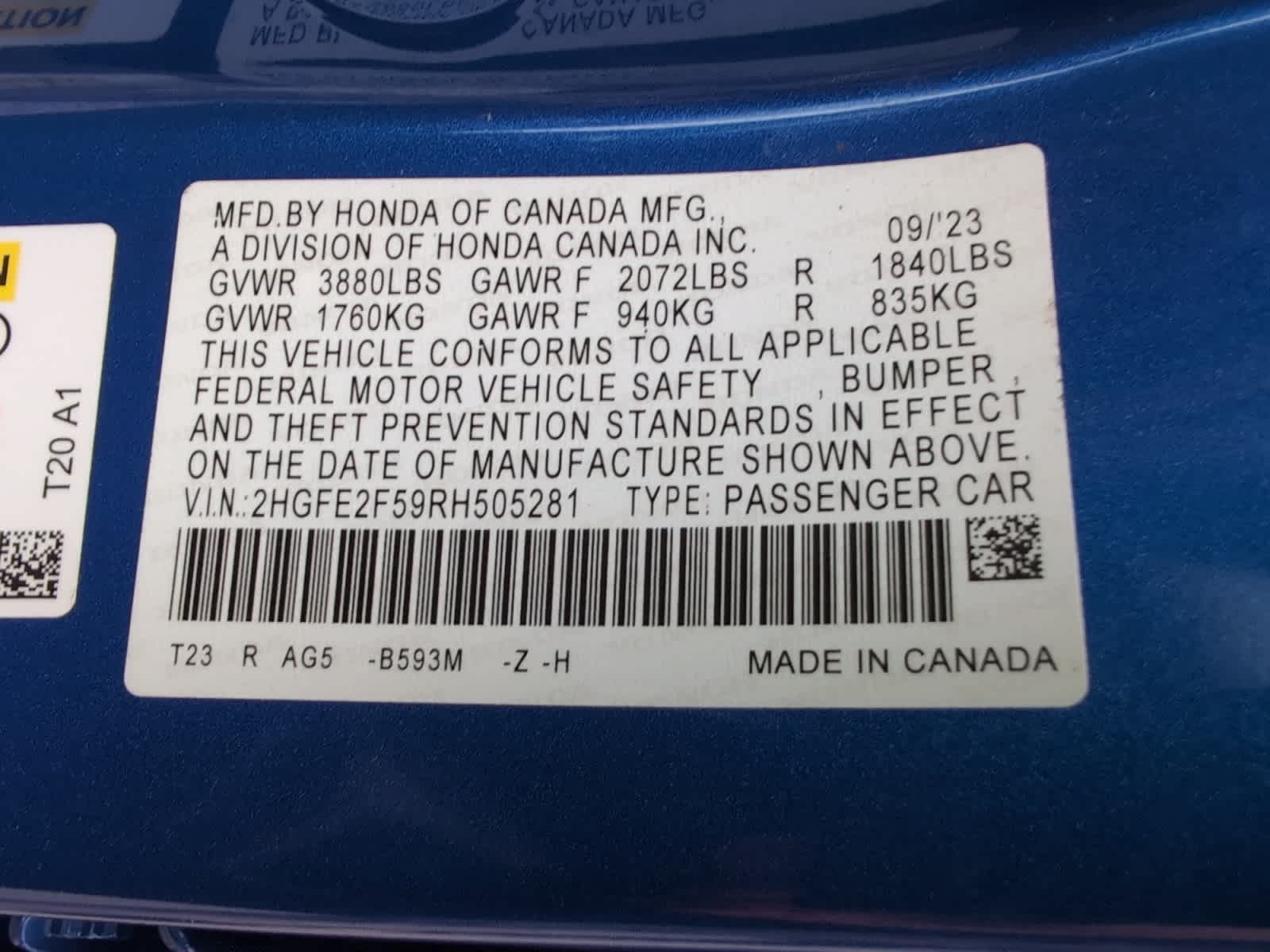 used 2024 Honda Civic car, priced at $25,498