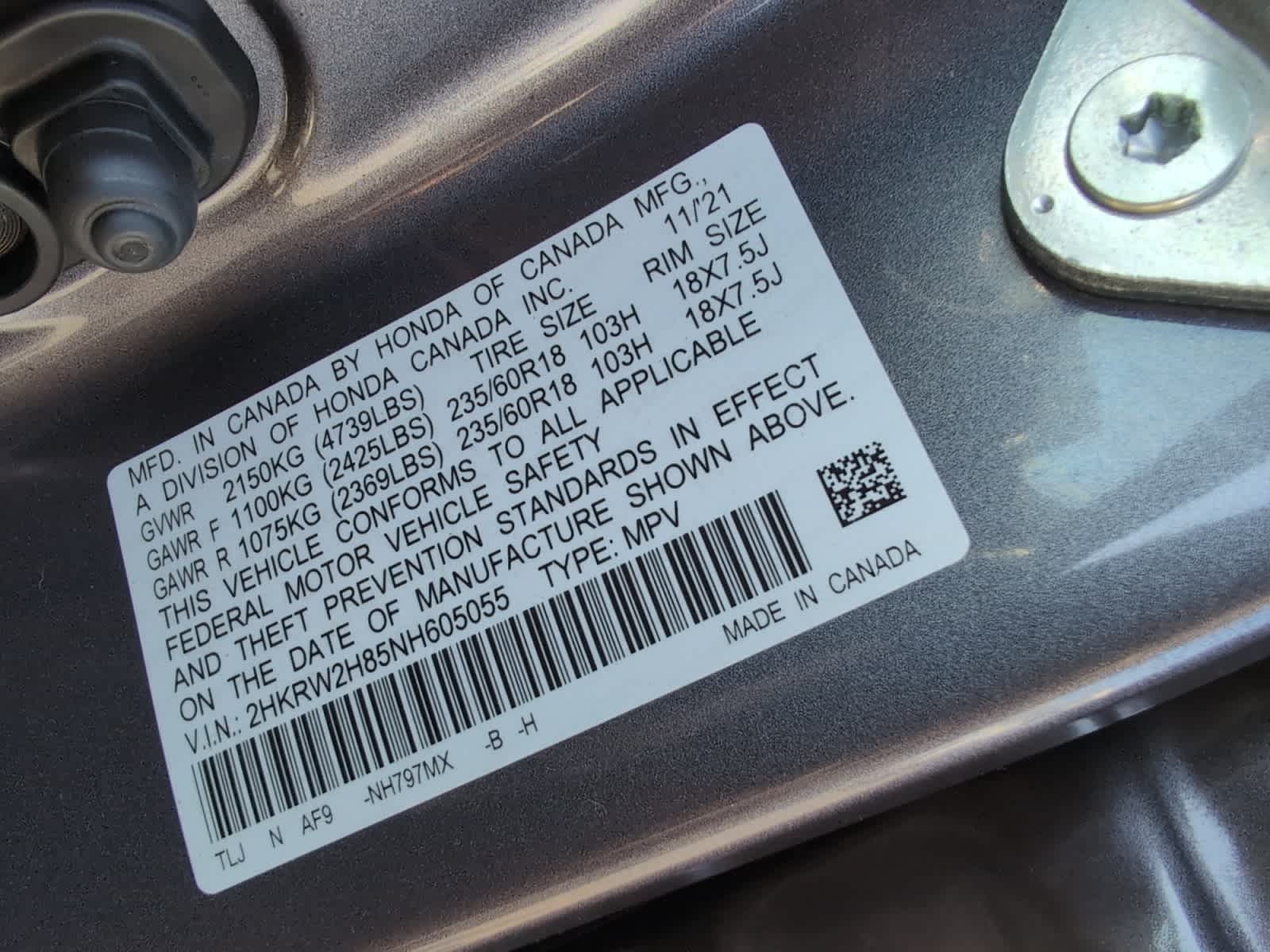 used 2022 Honda CR-V car, priced at $29,998