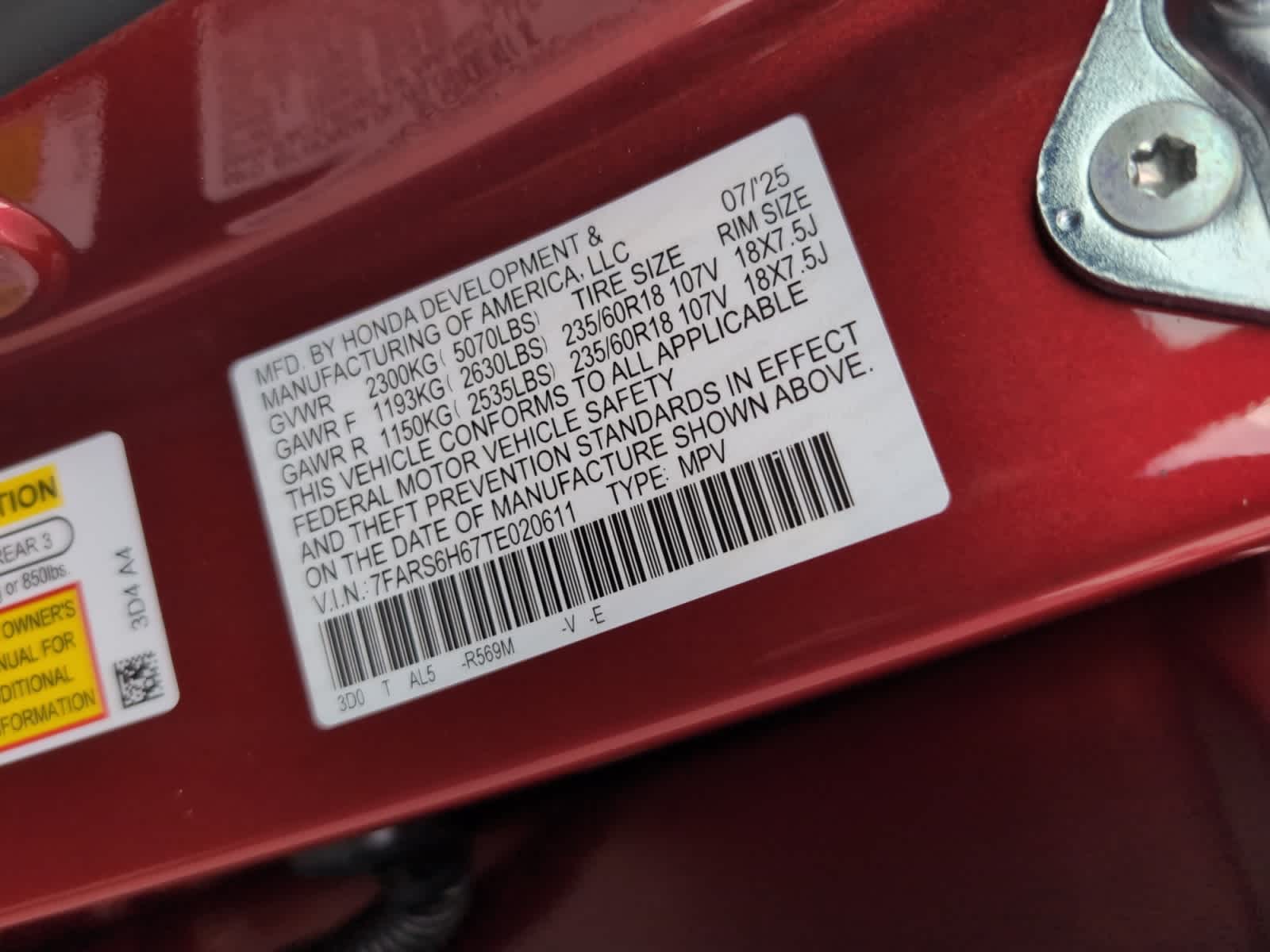 new 2026 Honda CR-V Hybrid car, priced at $40,650