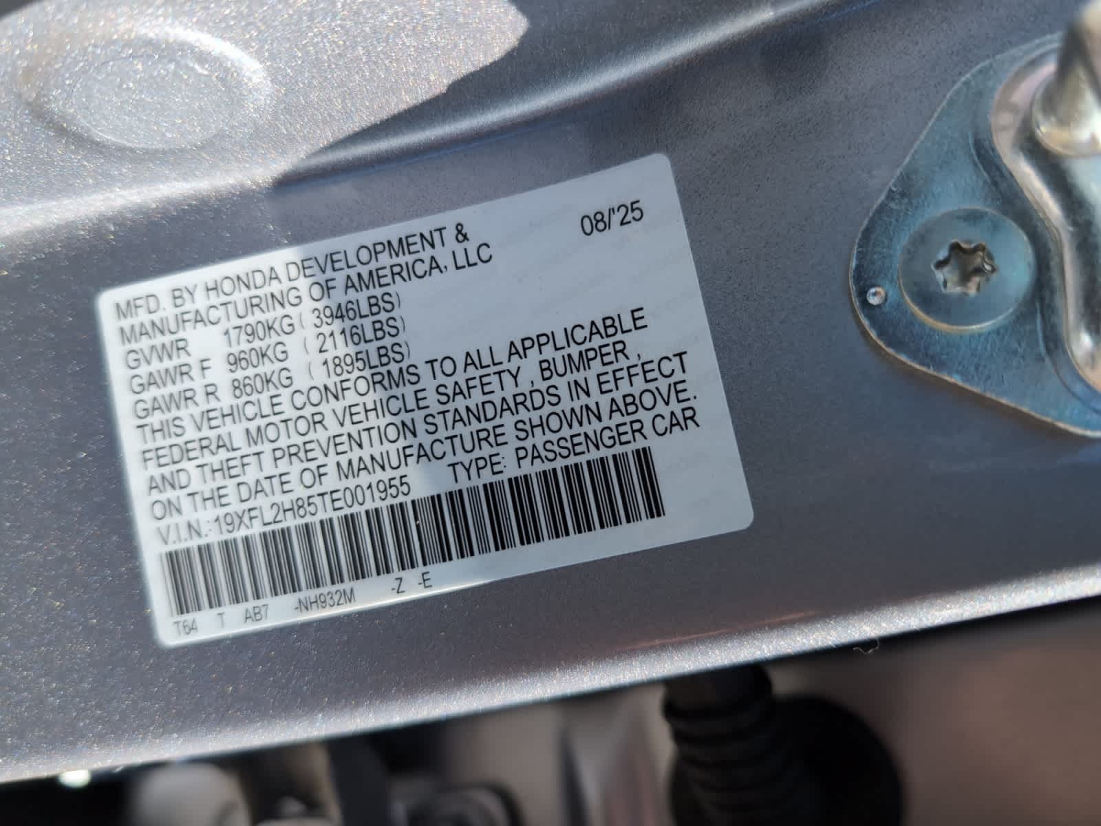 new 2026 Honda Civic car, priced at $28,990