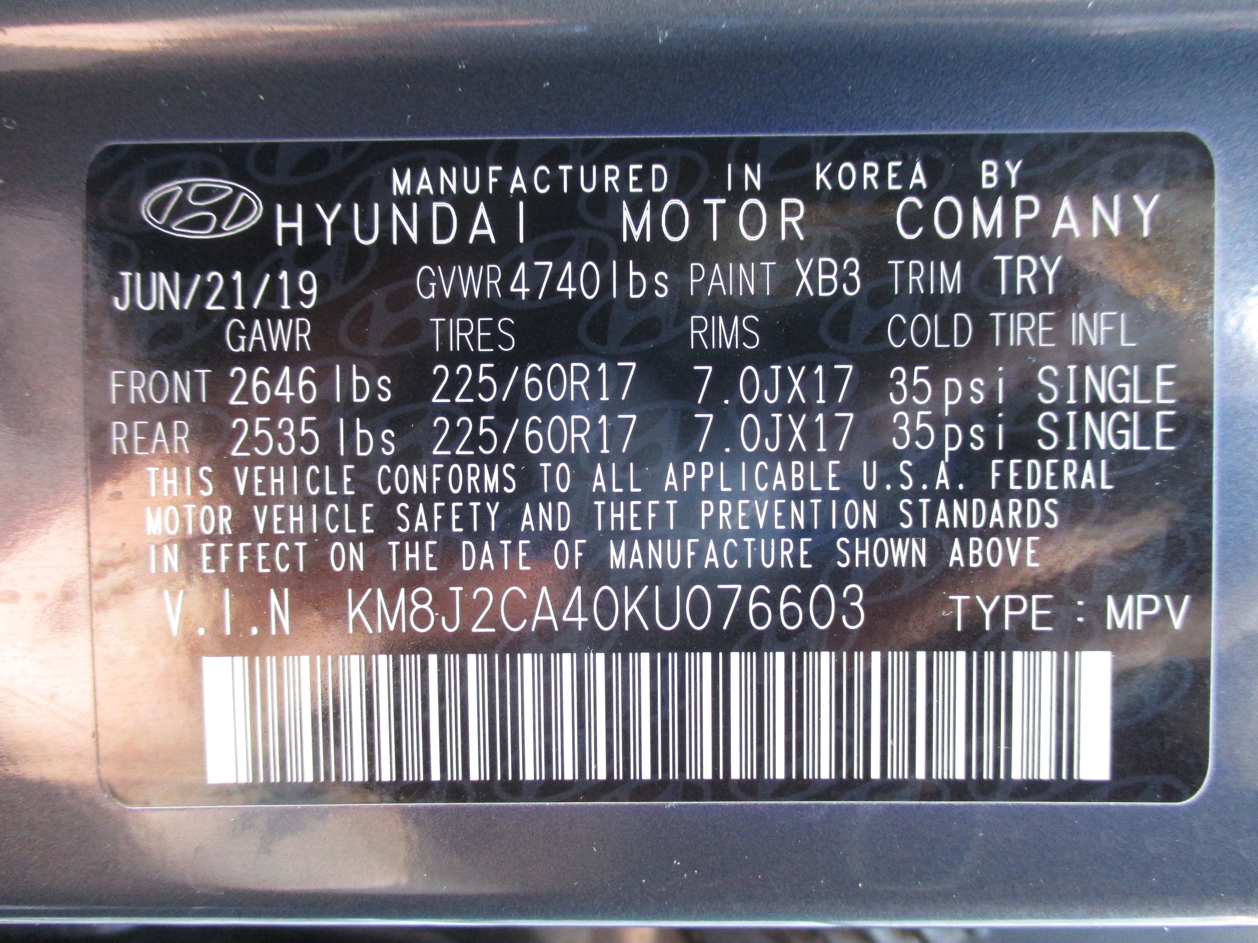 used 2019 Hyundai Tucson car, priced at $16,497