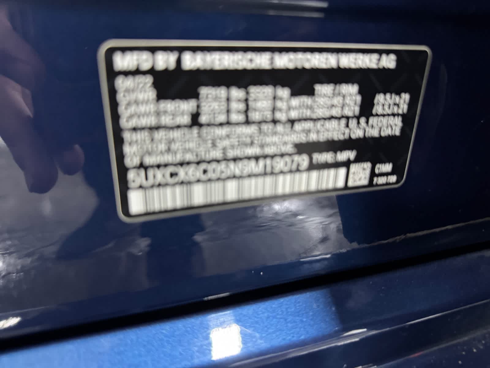 used 2022 BMW X7 car, priced at $60,798