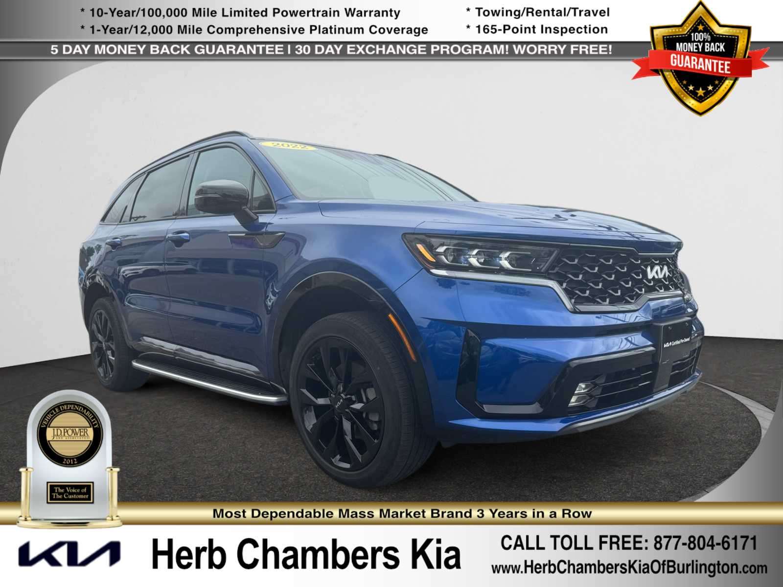 used 2022 Kia Sorento car, priced at $30,777
