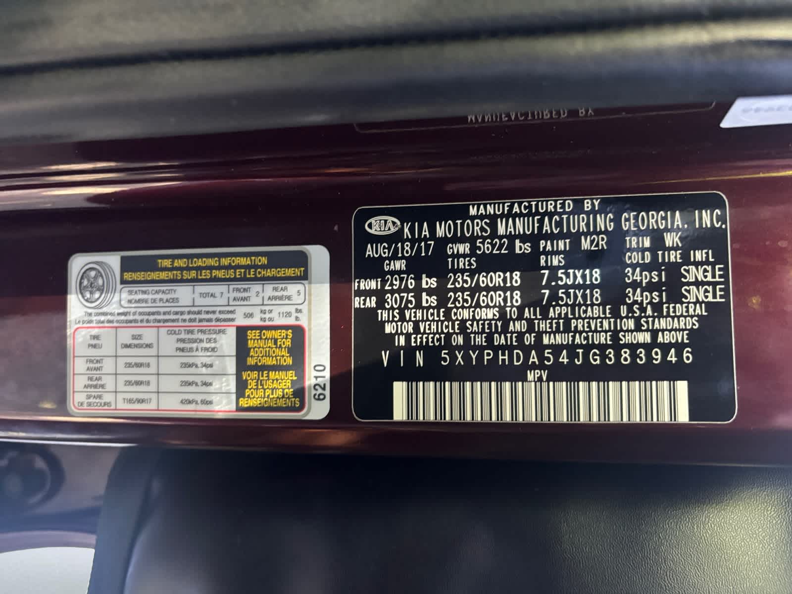 used 2018 Kia Sorento car, priced at $16,498