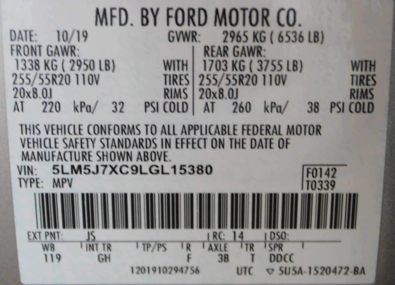 used 2020 Lincoln Aviator car, priced at $32,598