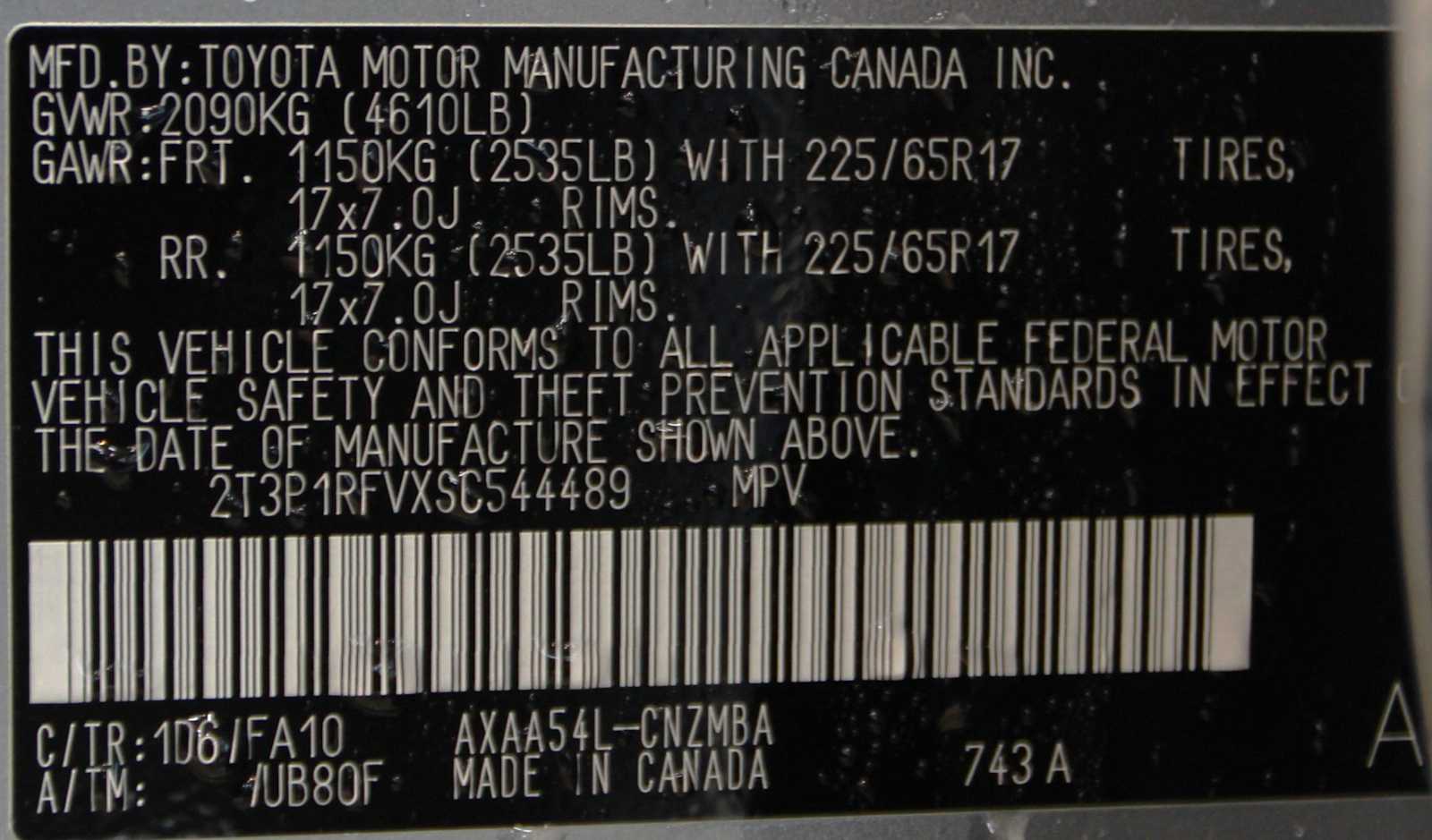 used 2025 Toyota RAV4 car, priced at $33,497