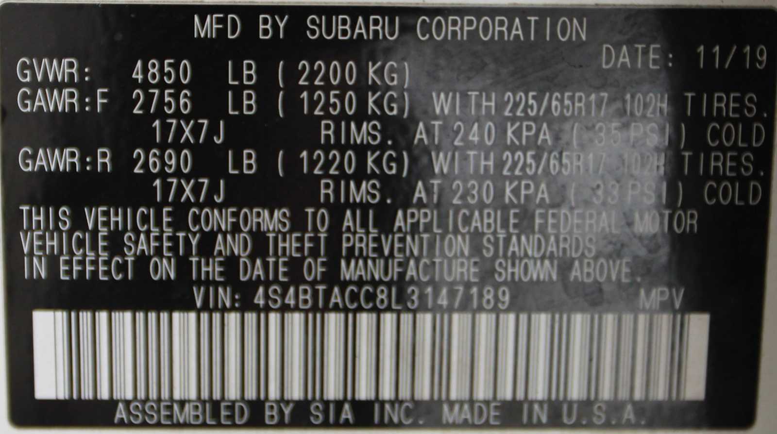 used 2020 Subaru Outback car, priced at $19,197