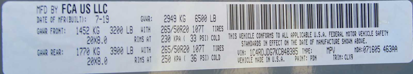 used 2019 Dodge Durango car, priced at $16,997