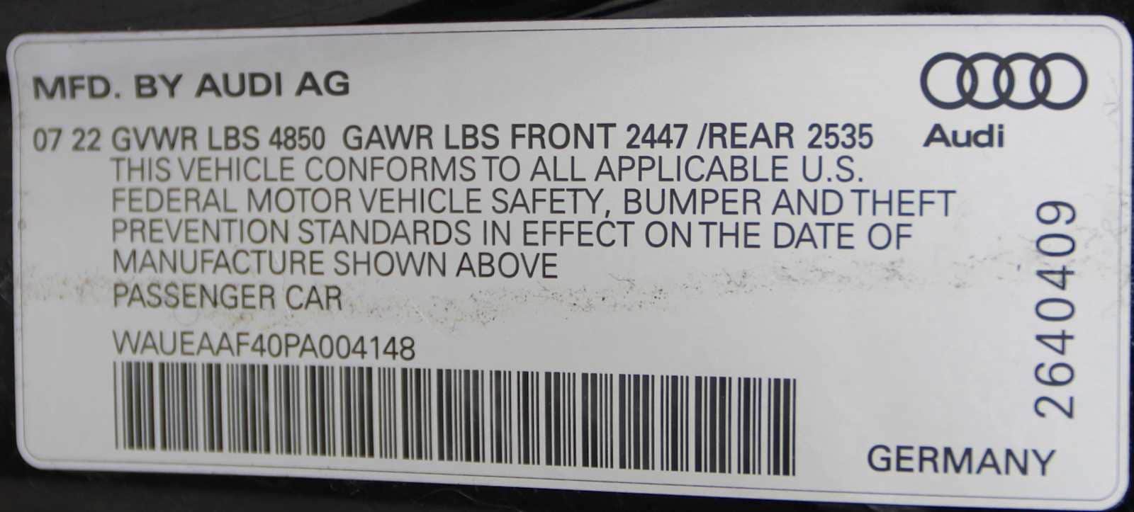 used 2023 Audi A4 car, priced at $23,397