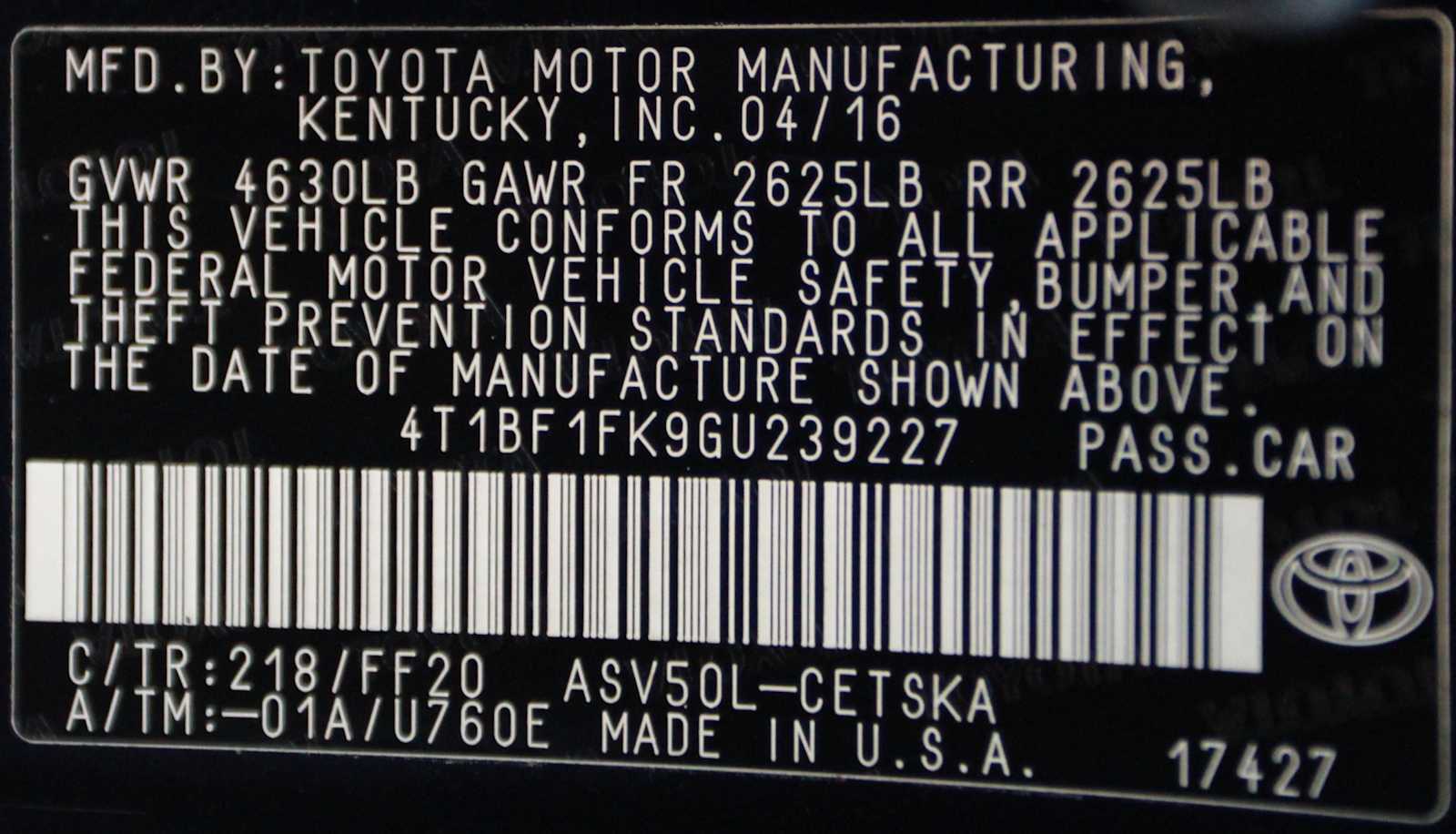 used 2016 Toyota Camry car, priced at $18,197