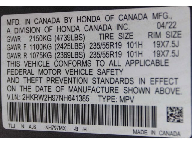 used 2022 Honda CR-V car, priced at $31,398