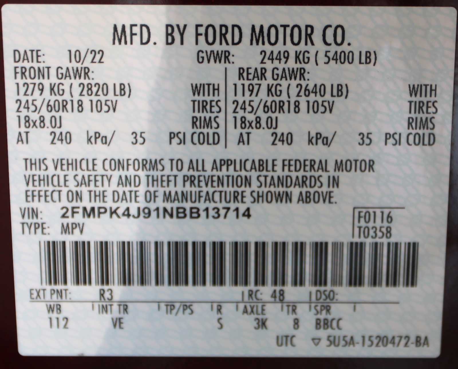 used 2022 Ford Edge car, priced at $24,497