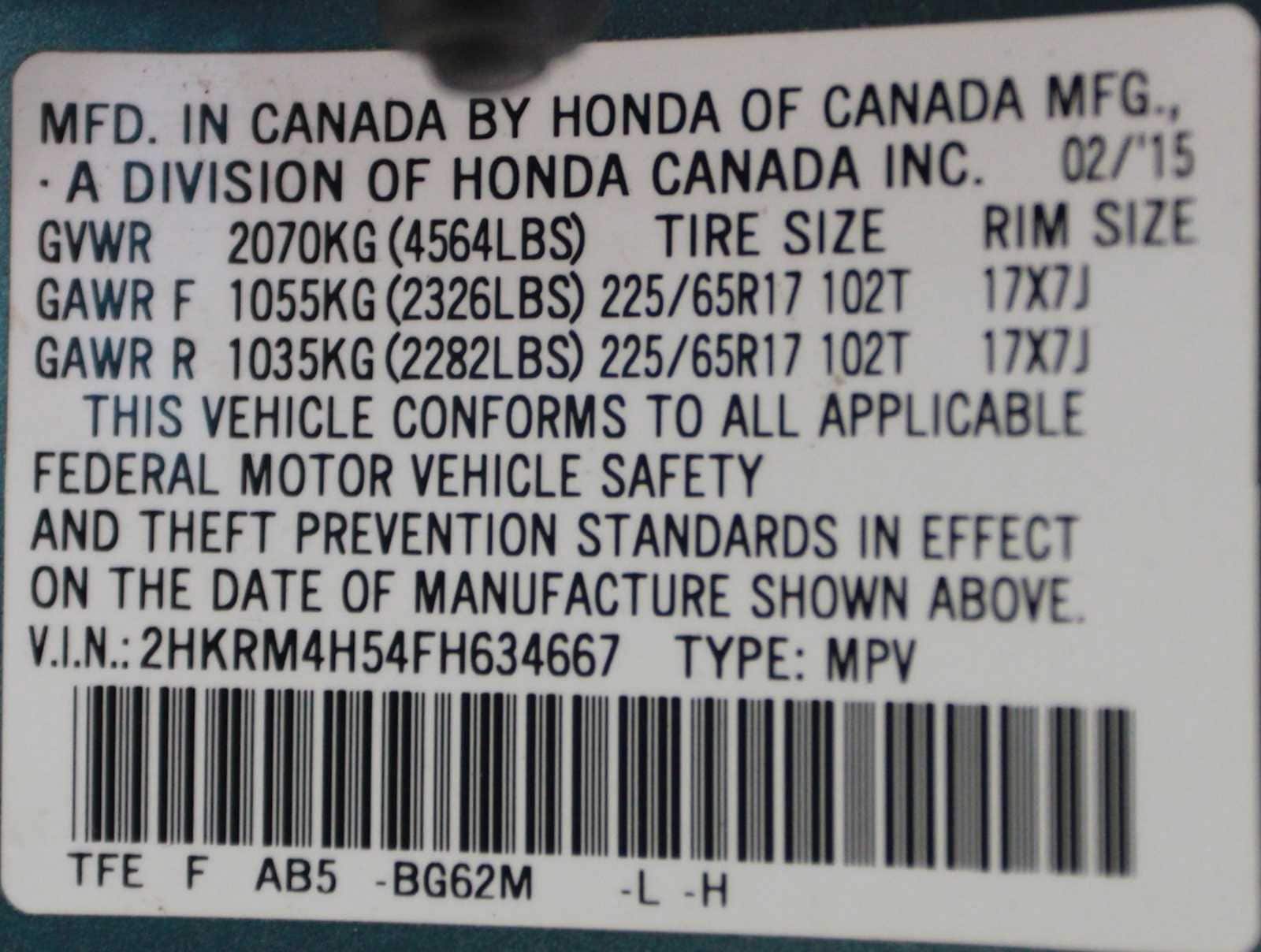 used 2015 Honda CR-V car, priced at $14,197