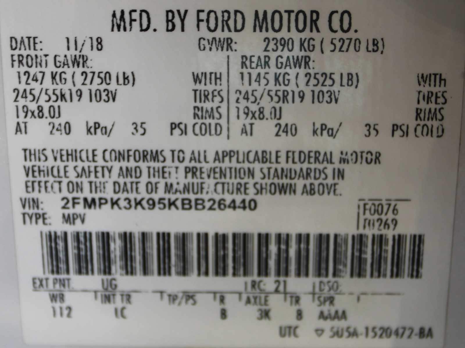 used 2019 Ford Edge car, priced at $17,497