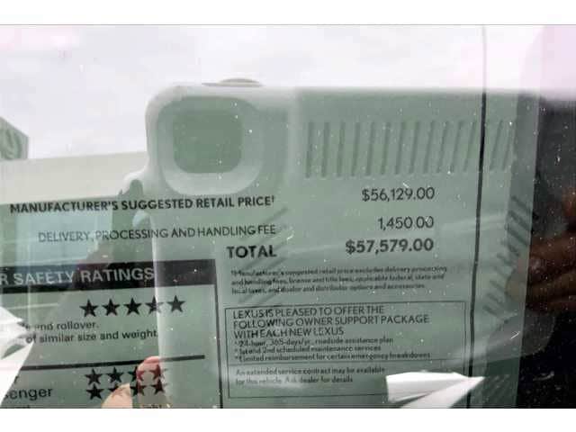 new 2026 Lexus RX 350 car, priced at $57,579