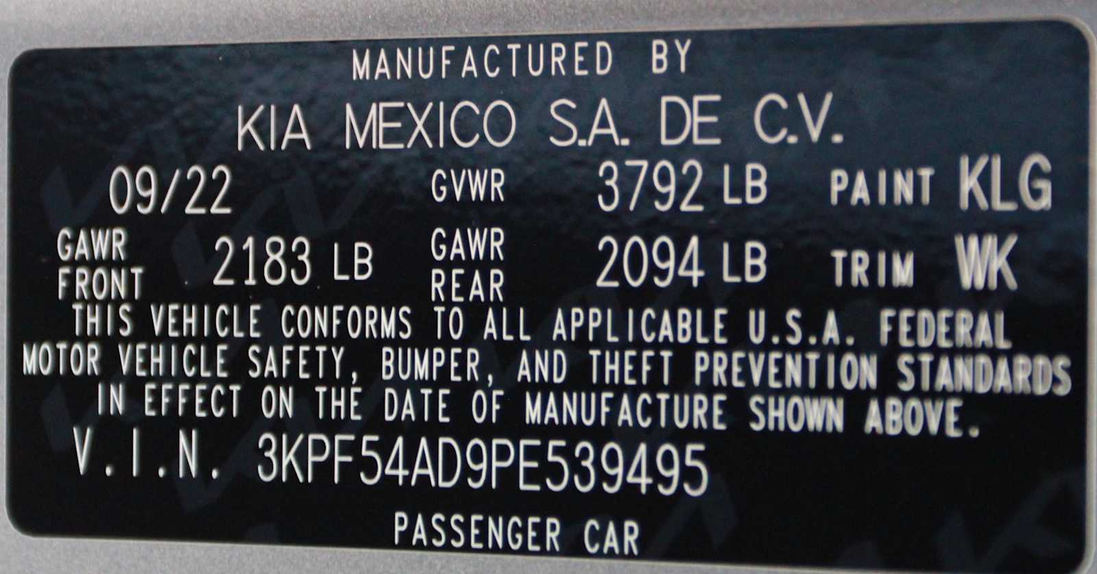 used 2023 Kia Forte car, priced at $19,497