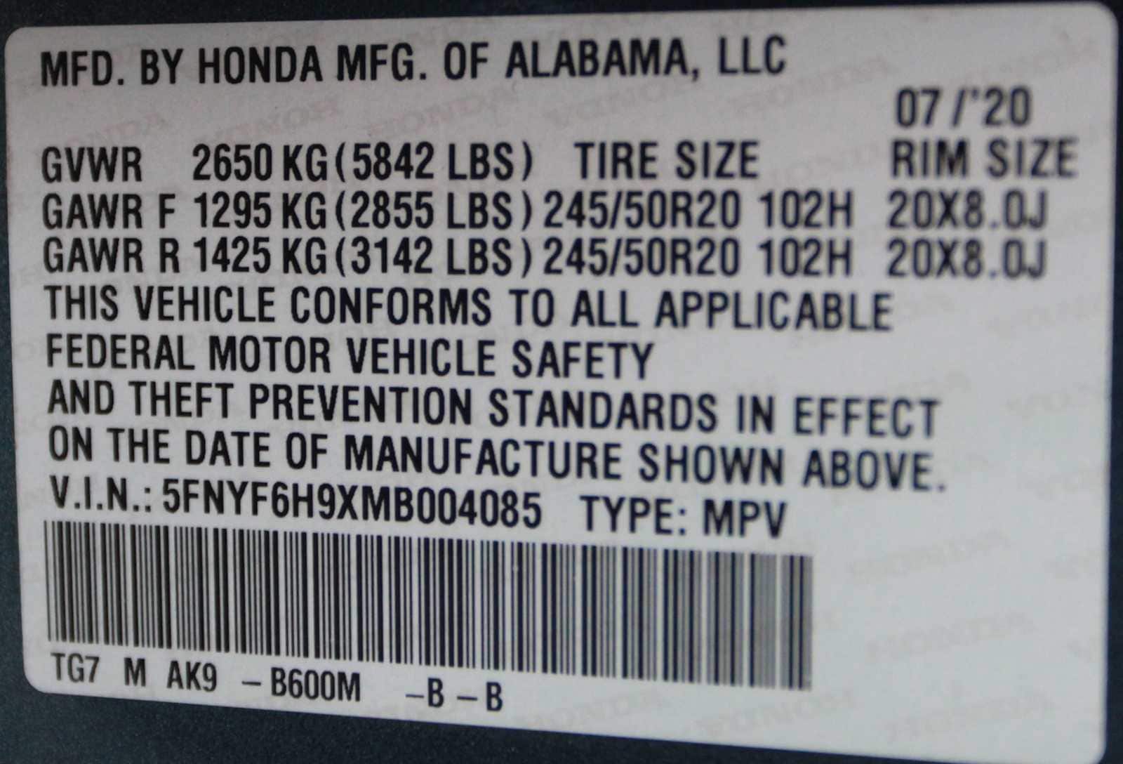 used 2021 Honda Pilot car, priced at $30,297