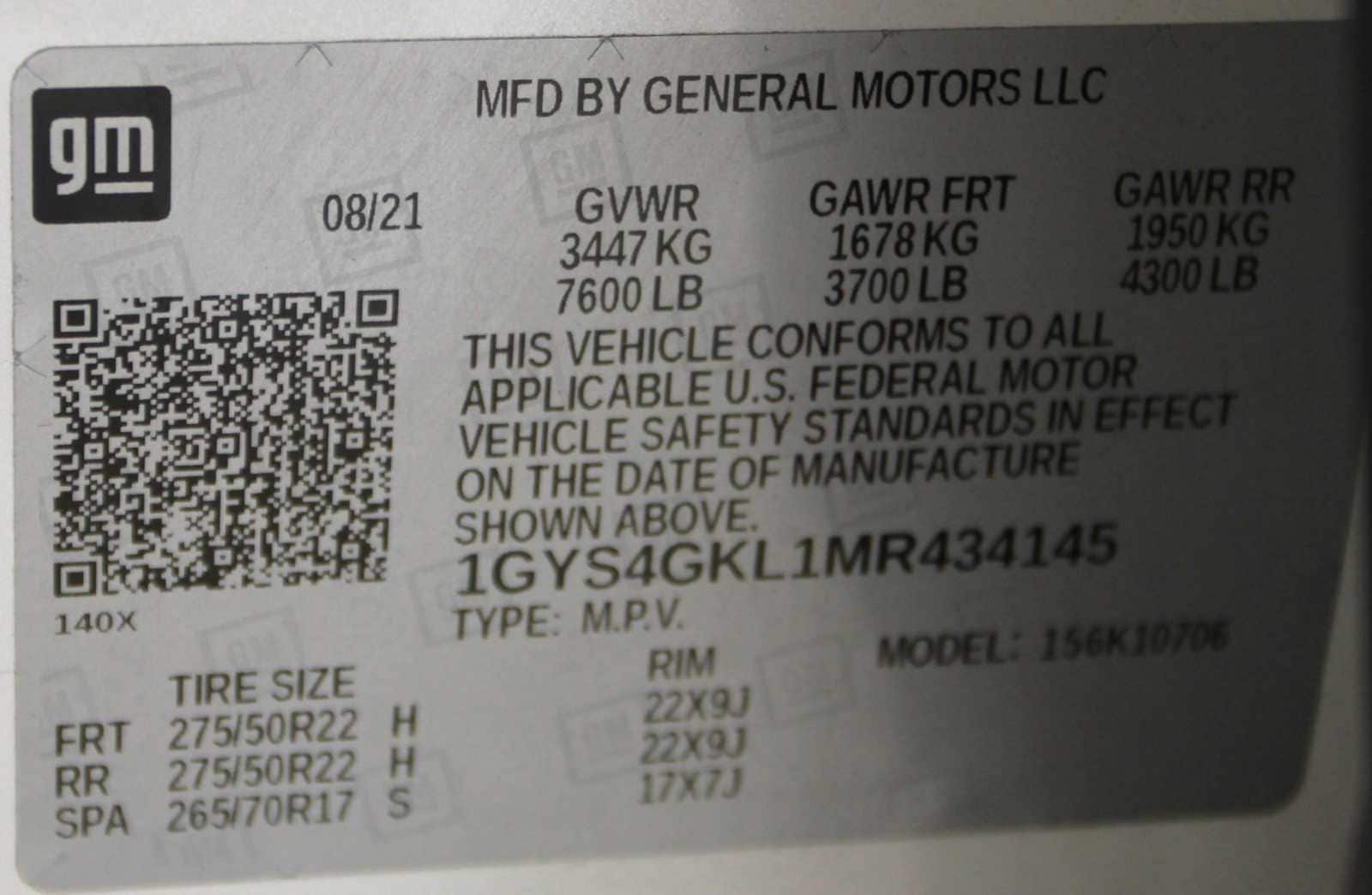 used 2021 Cadillac Escalade car, priced at $46,497
