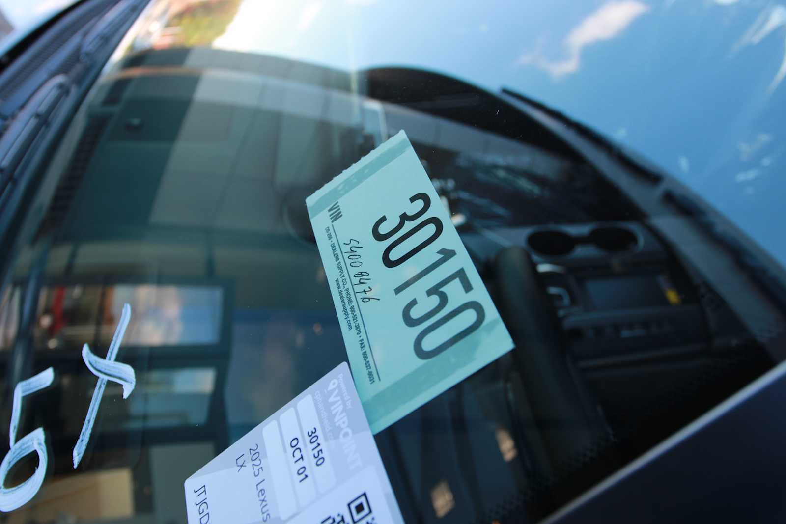 new 2025 Lexus LX 700h car, priced at $121,634