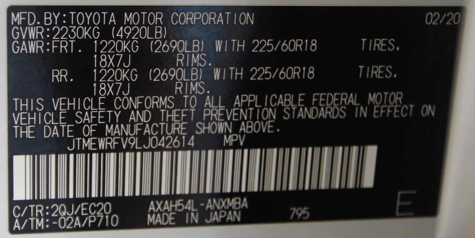 used 2020 Toyota RAV4 car, priced at $32,297