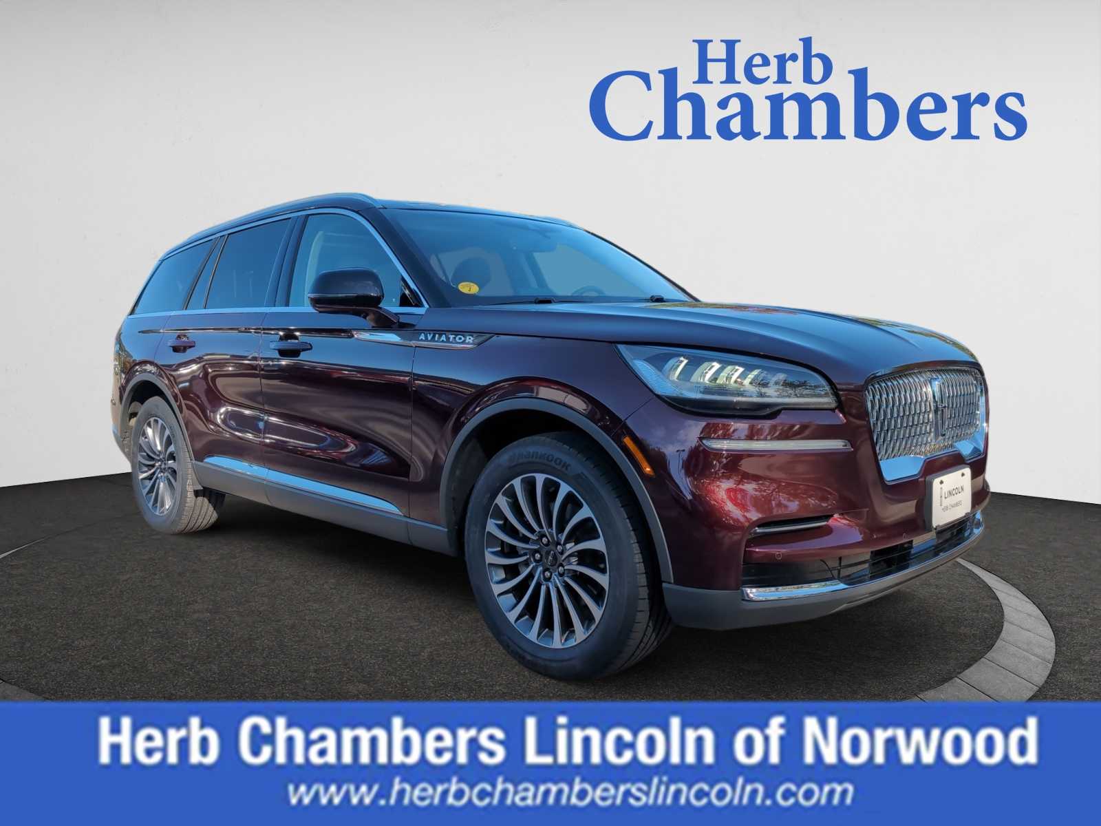 used 2022 Lincoln Aviator car, priced at $36,998