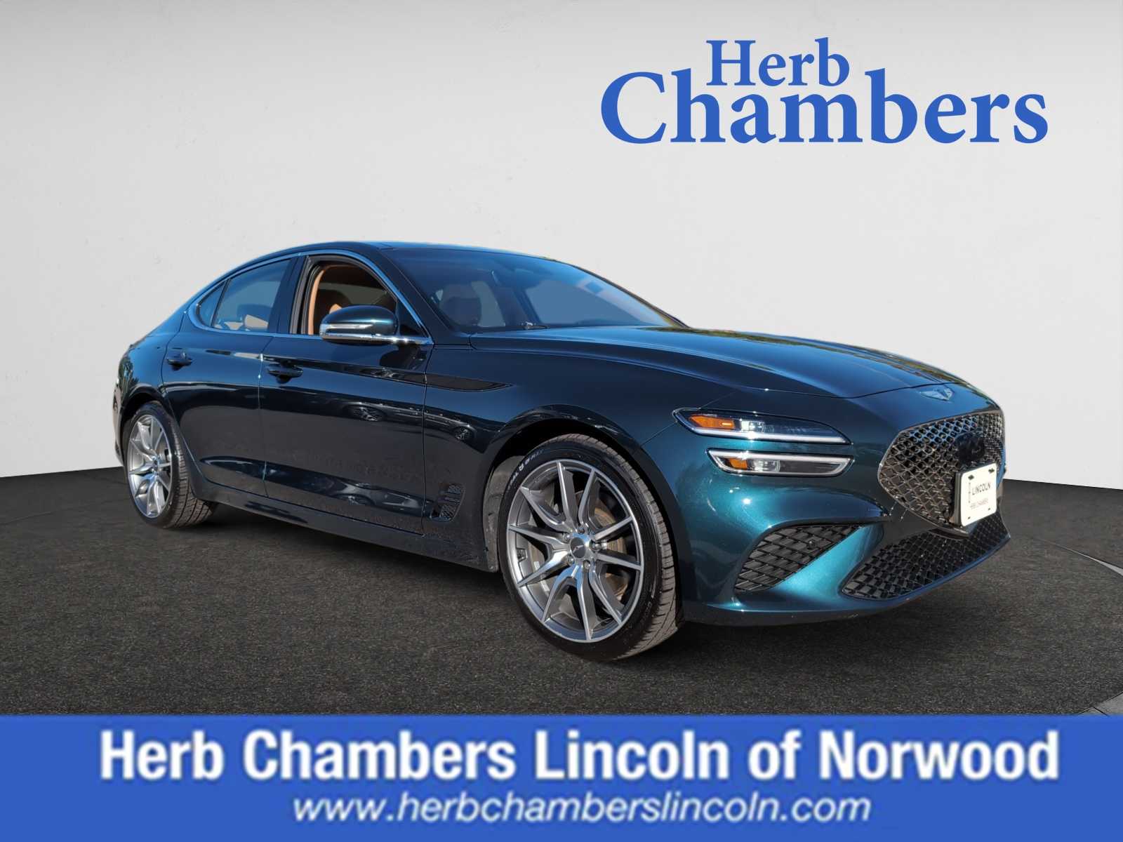 used 2022 Genesis G70 car, priced at $27,998