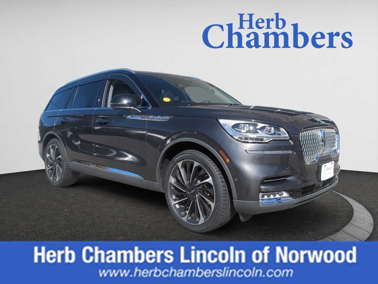 used 2020 Lincoln Aviator car, priced at $34,998