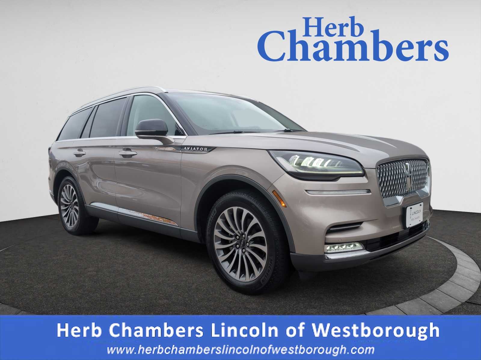 used 2020 Lincoln Aviator car, priced at $30,998