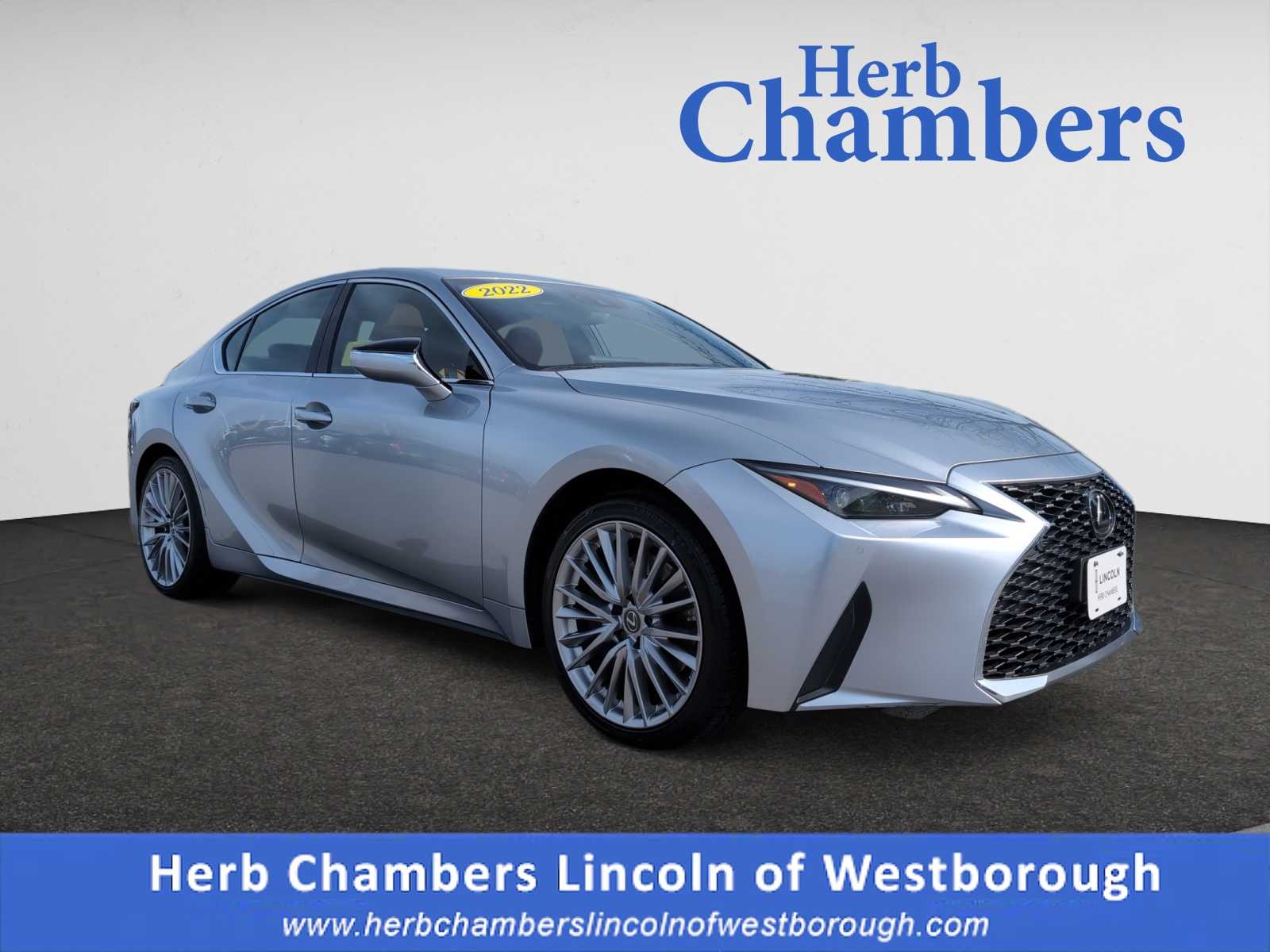 used 2022 Lexus IS car, priced at $33,998