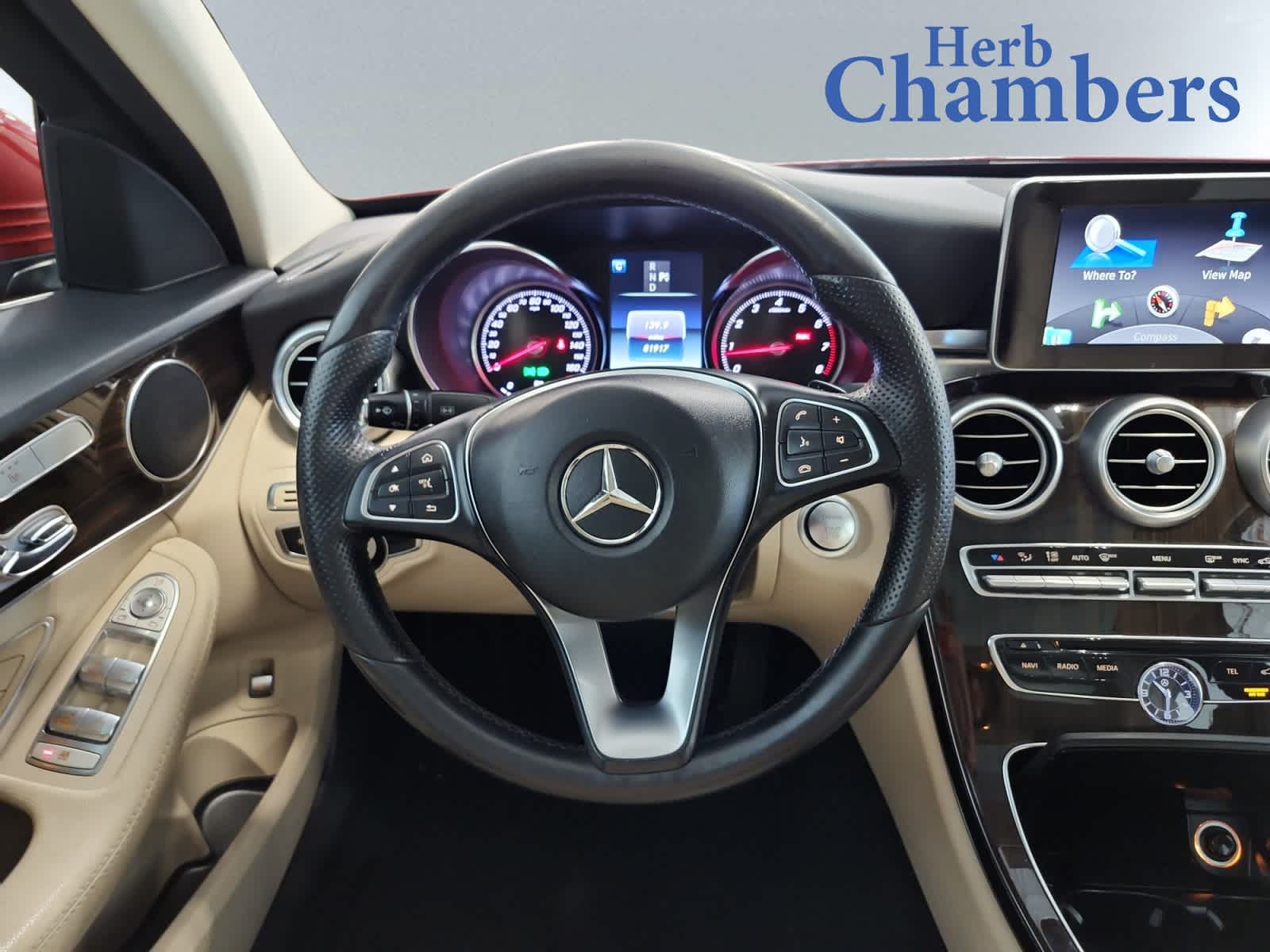 used 2017 Mercedes-Benz C-Class car, priced at $17,997