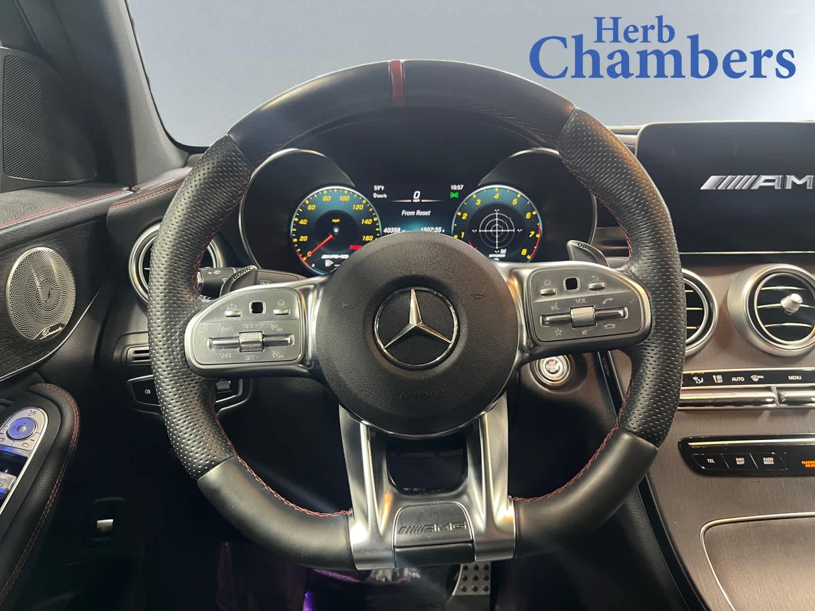 used 2023 Mercedes-Benz AMG GLC 43 car, priced at $49,998